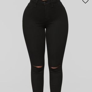 Fashion Nova Canopy black jeans